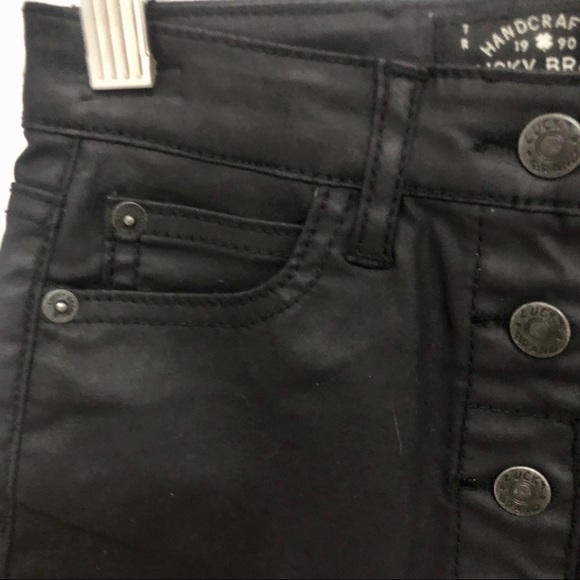 NWOT Lucky Brand girls button front denim skirt - Picture 2 of 7